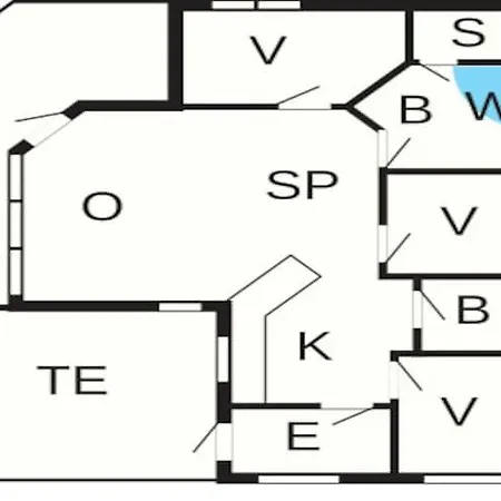 Three-bedroom In øster Assels 1 Sillerslev
